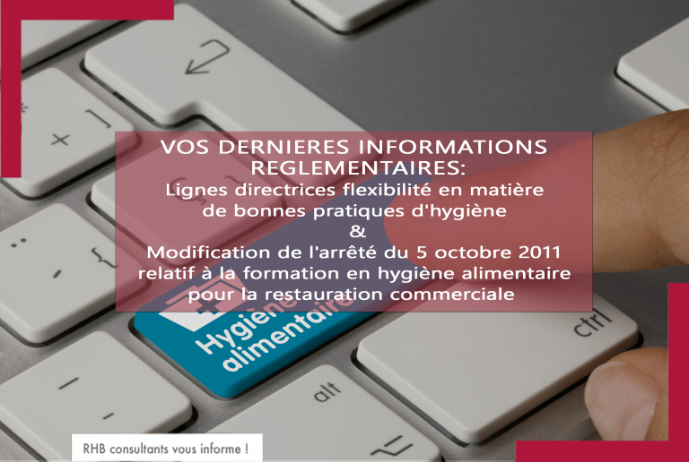 Lignes directrices flexibilité en matière de bonnes pratiques d'hygiène - ANNEXE I de l'IT DGAL/SDSSA/ 2018-924. Flexibilité: fiches sectorielles restauration commerciale, restauration collective.